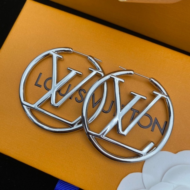 Chic Round Letter Earrings