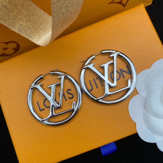 Chic Round Letter Earrings