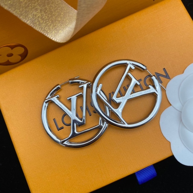 Chic Round Letter Earrings