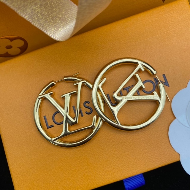 Chic Round Letter Earrings