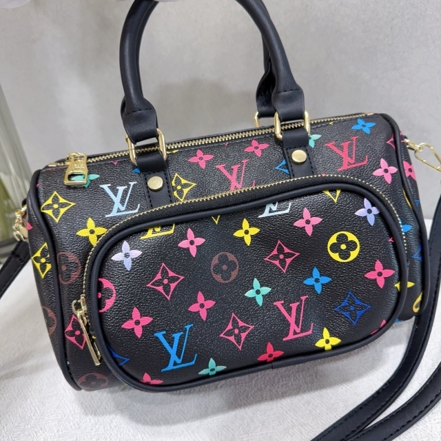 Leather Printed Women Crossbody Boston Bags