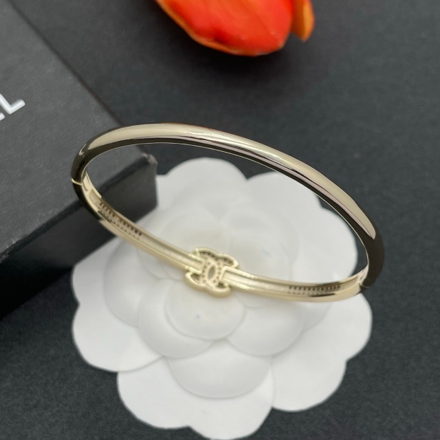 Crystals Meticulously Set Hinge Bangle