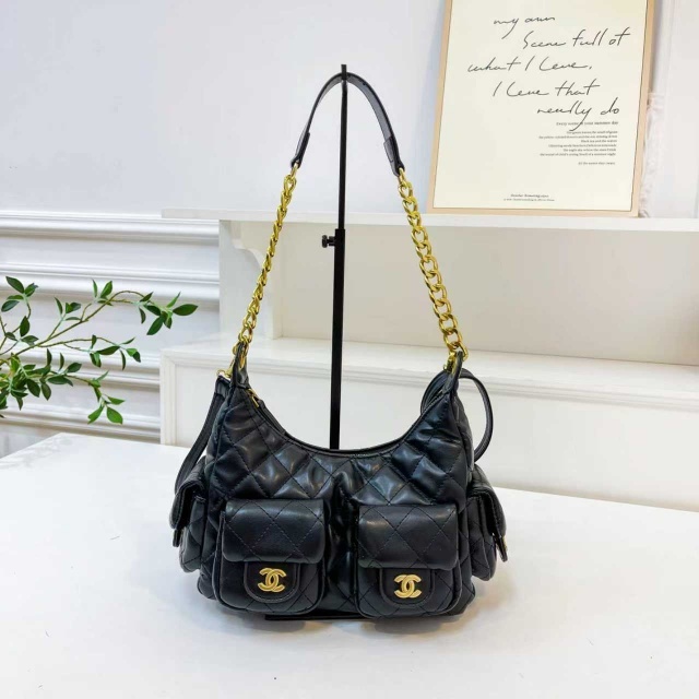 Metal Logo Women Fashion Crossbody Handbags