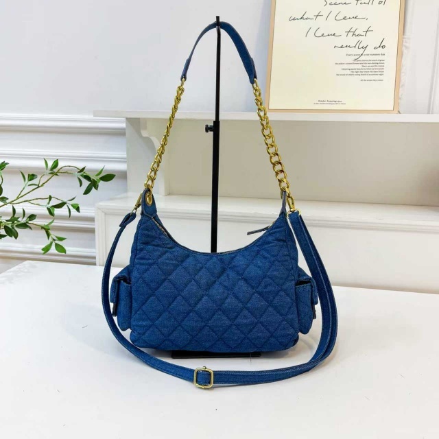 Metal Logo Women Fashion Crossbody Handbags