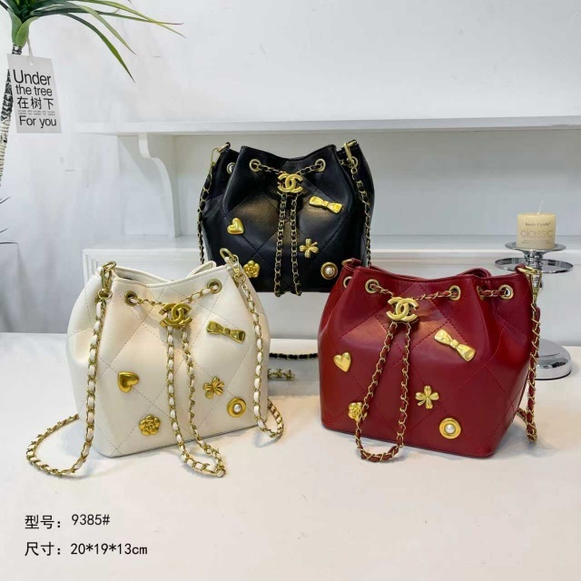 Fashion Leather Women Crossbody Bucket Bags