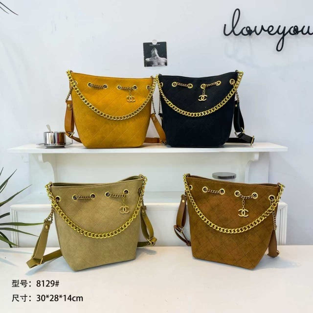Fashion Suede Women Crossbody Bucket Bags