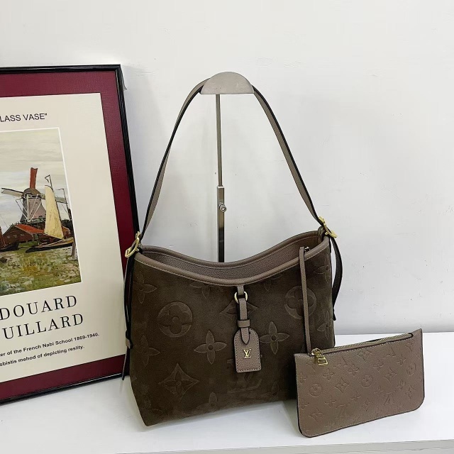Fashion Embossing Luxury Suede Handbags