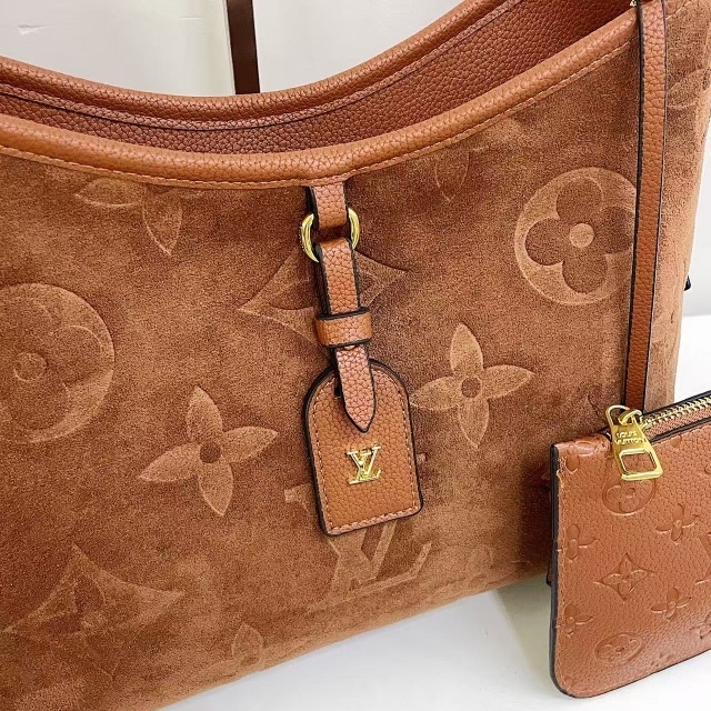 Fashion Embossing Luxury Suede Handbags