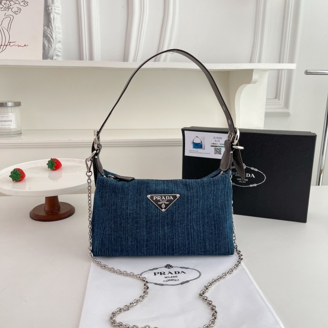 Fashion Logo Denim Chained Luxury Messenger Bags