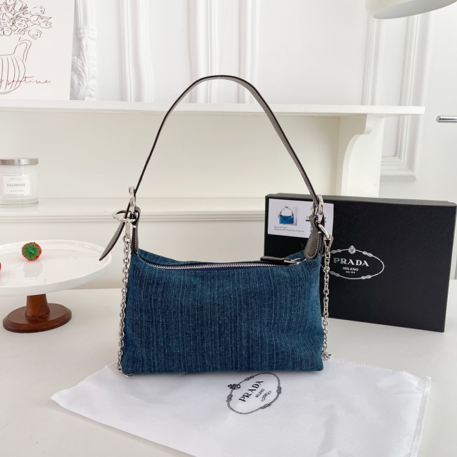 Fashion Logo Denim Chained Luxury Messenger Bags