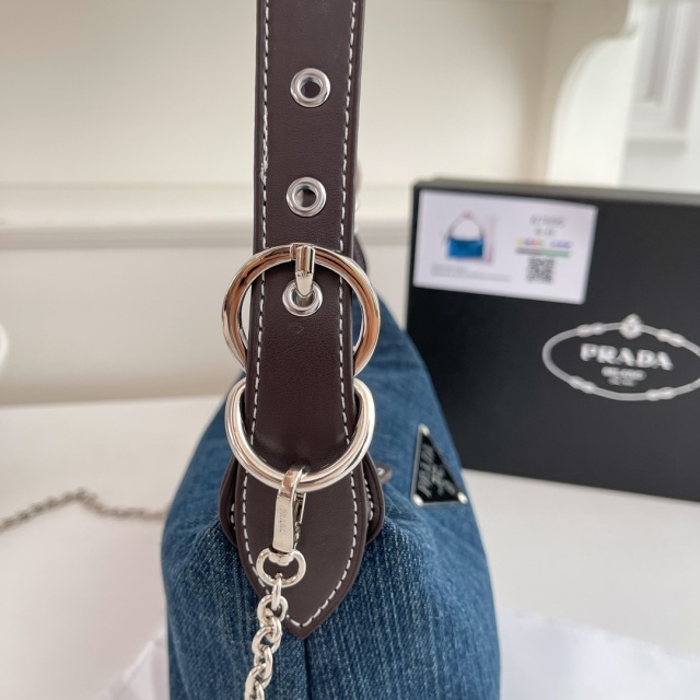Fashion Logo Denim Chained Luxury Messenger Bags