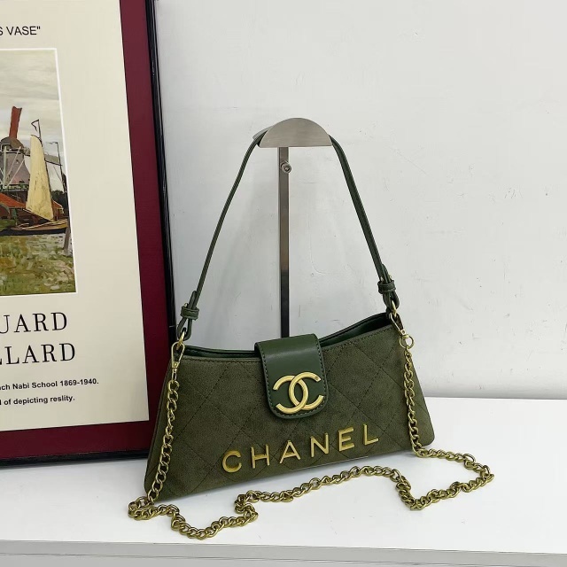 Metal Logo Fashion Suede Women Purses