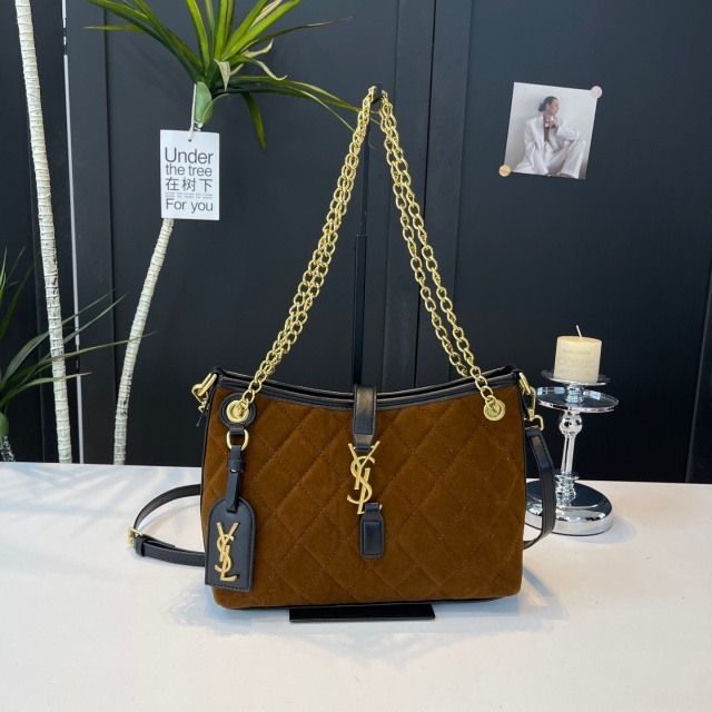 Metal Logo Leather Fashion Women Crossbody Handbags