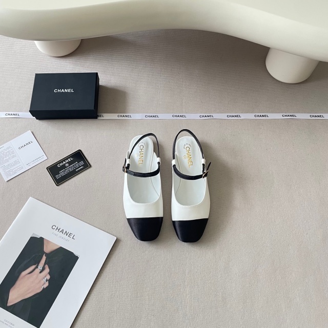 Luxury Fashion Color Block Backless Sandals
