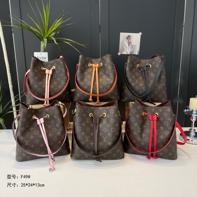 Printed Leather Fashion Women Crossbody Bucket Bags