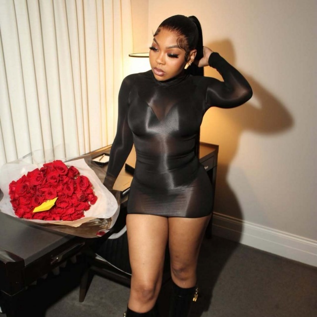 Sheer Mesh Tight Lingerie Dress