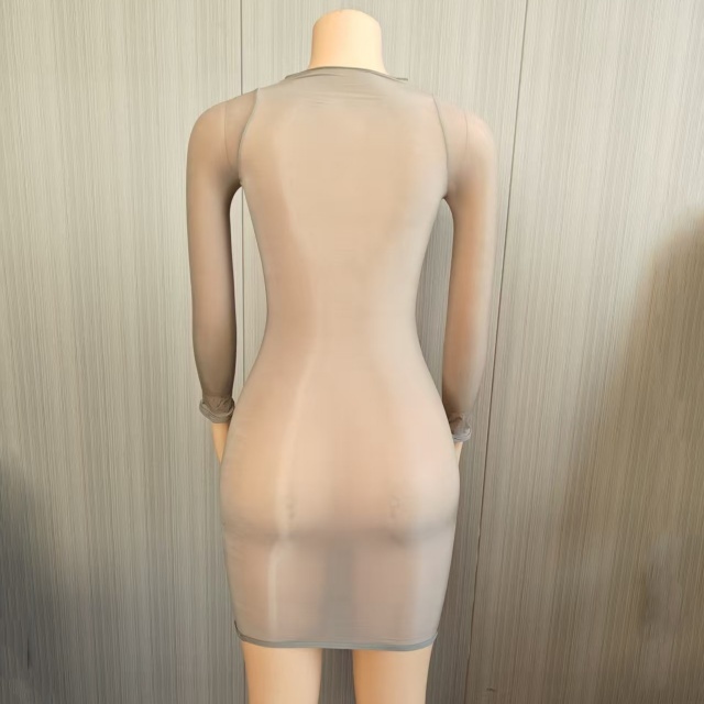 Sheer Mesh Tight Lingerie Dress