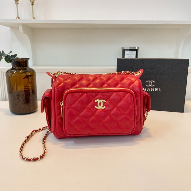 Chained Leather Fashion Women Messenger Bags