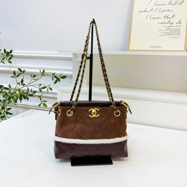 Luxury Fashion Suede Furry Women Shoulder Bags