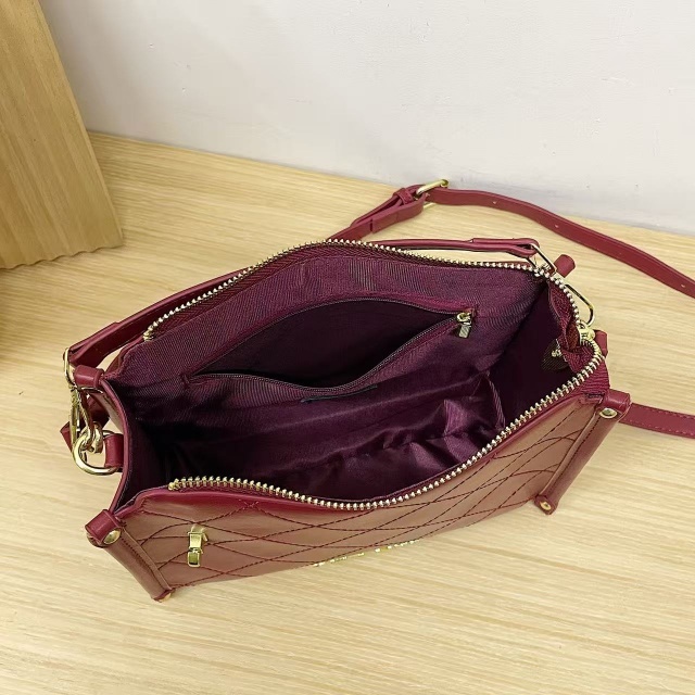 Metal Logo Leather Fashion Crossbody Bags