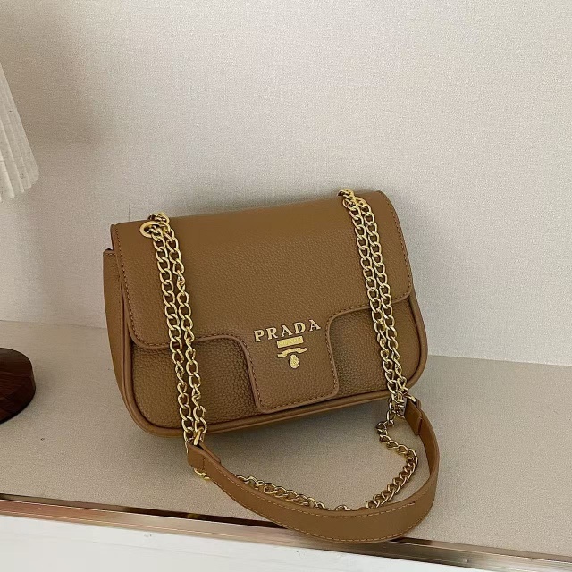 Metal Logo Women Leather Fashion Purses
