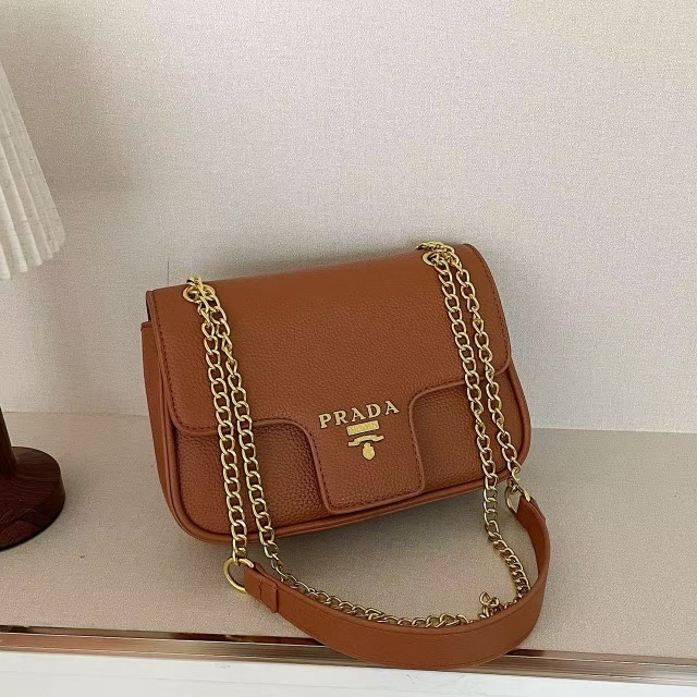 Metal Logo Women Leather Fashion Purses