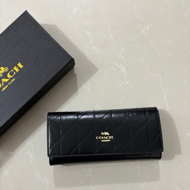 Fashion Logo Rectangle Leather Women Purses