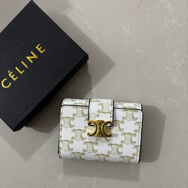 Fashion Metal Logo Luxury Women Wallets