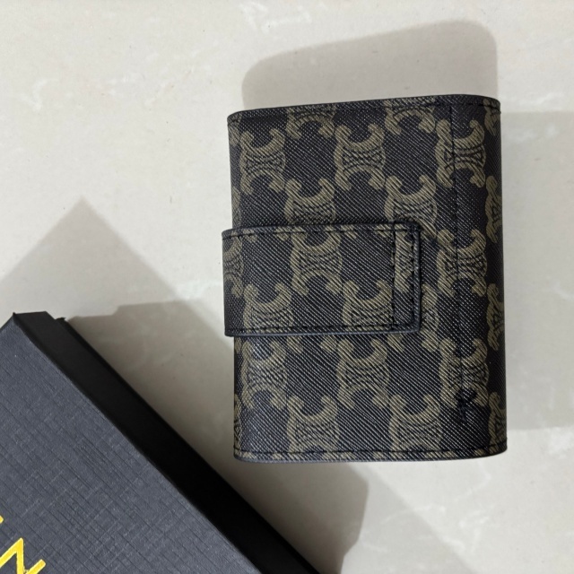 Fashion Metal Logo Luxury Women Wallets