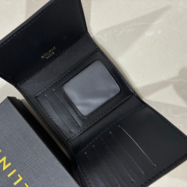 Fashion Metal Logo Luxury Women Wallets