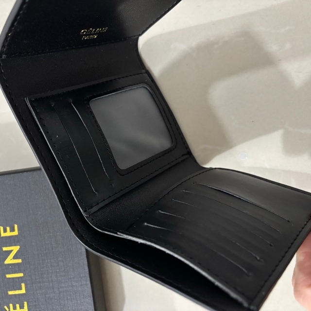 Fashion Metal Logo Luxury Women Wallets