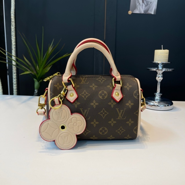 Printed Leather Fashion Luxury Crossbody Boston Bags