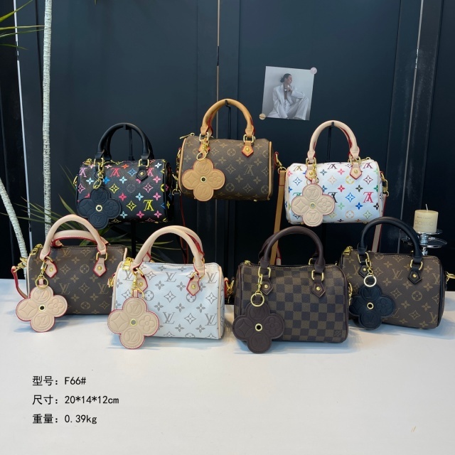 Printed Leather Fashion Luxury Crossbody Boston Bags
