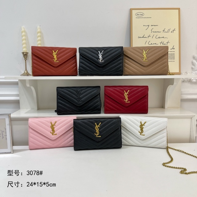 Leather Chained Women Luxury Messenger Bags