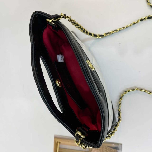 Metal Logo Leather Chained Luxury Messenger Bags