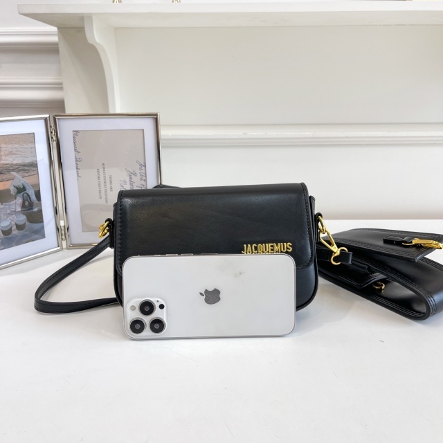 Metal Logo Leather Fashion Messenger Bags