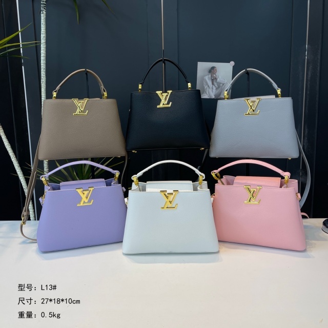 Fashion Logo Leather Women Crossbody Handbags