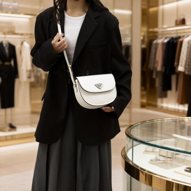 Fashion Logo Leather Women Messenger Bags