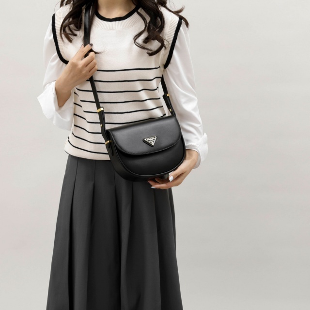 Fashion Logo Leather Women Messenger Bags