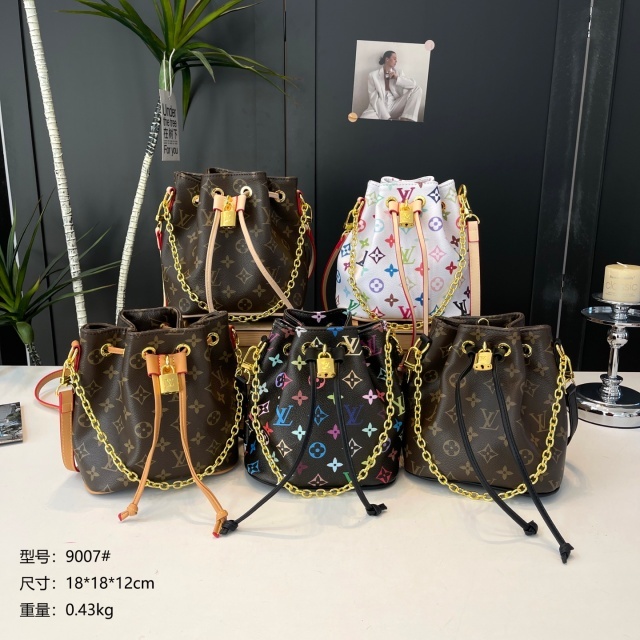 Leather Printed Fashion Crossbody Bucket Bags