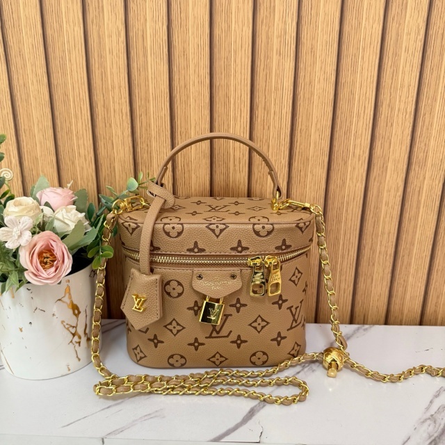 Leather Fashion Women Crossbody Makeup Bags