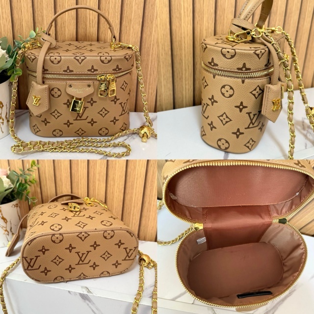 Leather Fashion Women Crossbody Makeup Bags