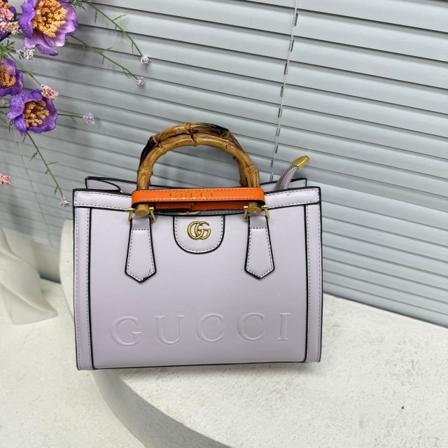 Metal Logo Leather Fashion Crossbody Handbags