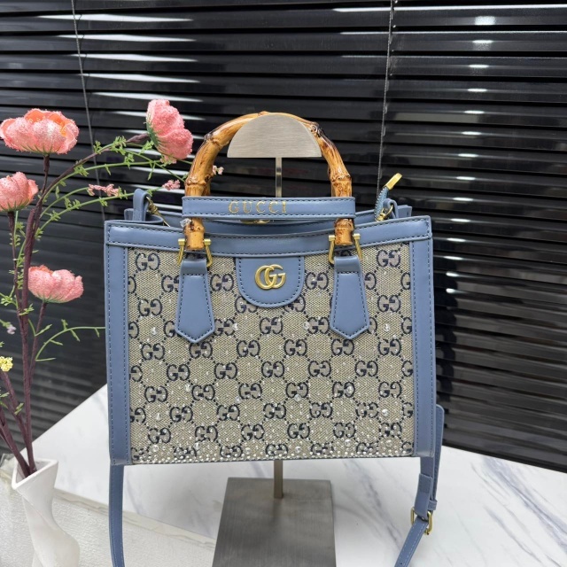 Rhinestones Leather Luxury Crossbody Handbags
