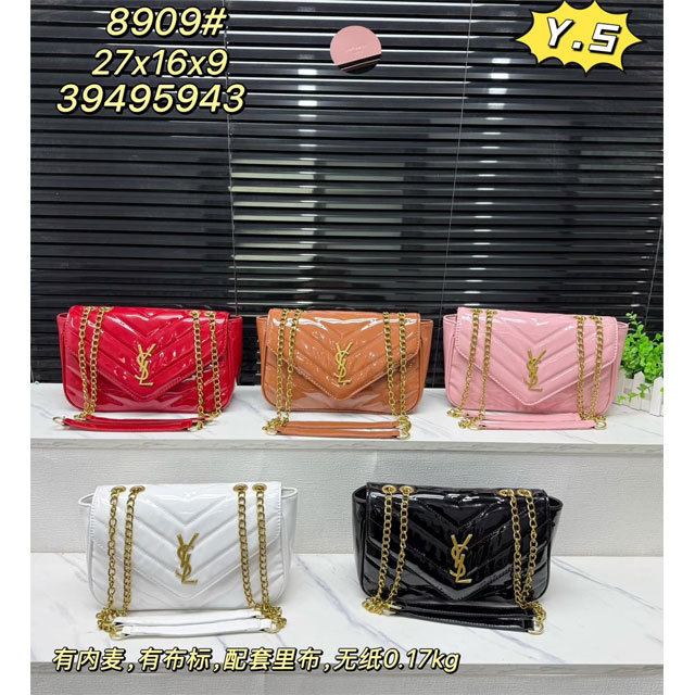 Shiny Leather Luxury Women Purses
