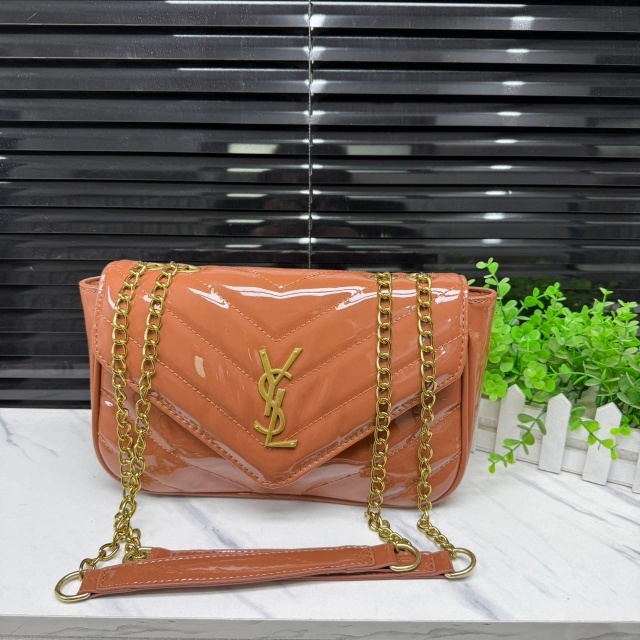 Shiny Leather Luxury Women Purses