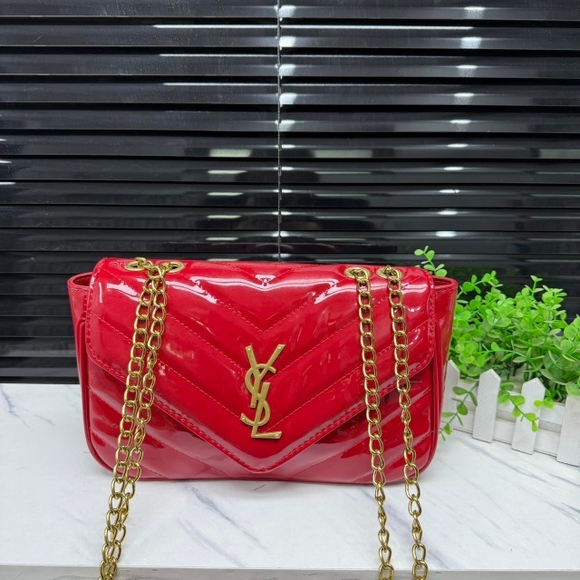 Shiny Leather Luxury Women Purses