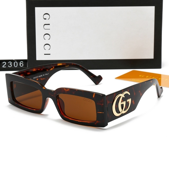 Rectangular Frame Retro Luxury Glasses