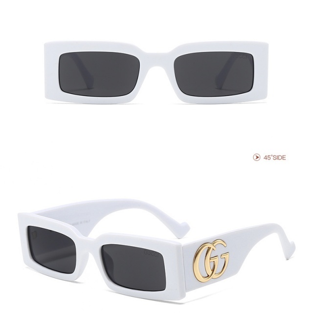Rectangular Frame Retro Luxury Glasses