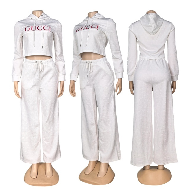 Fashion Hooded Top Women Jogging Suit
